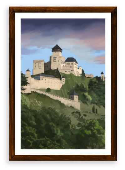 Trenčiansky hrad plagát
