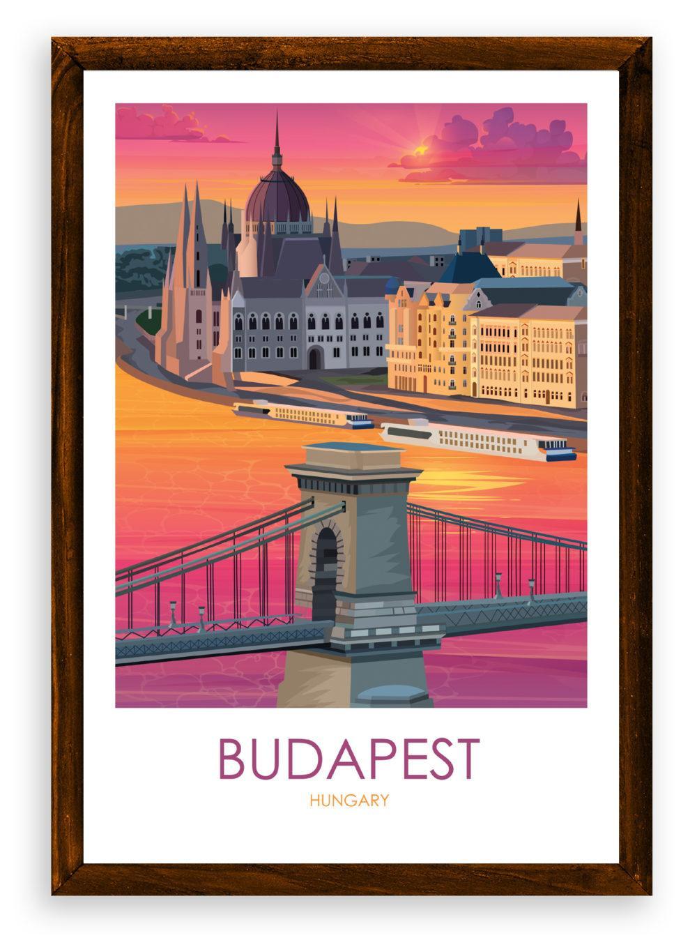 Budapešť plagát