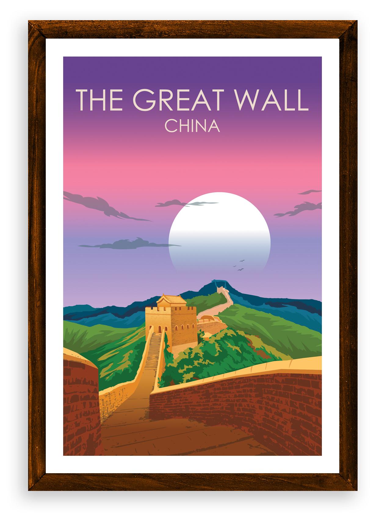 Veľký čínsky múr plagát